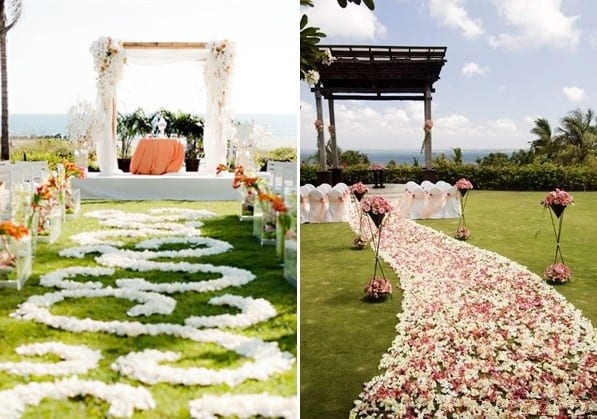 婚禮走道怎么設(shè)計(jì)更浪漫唯美 第2張