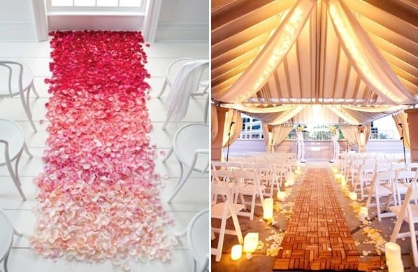 婚禮走道怎么設(shè)計(jì)更浪漫唯美 第5張