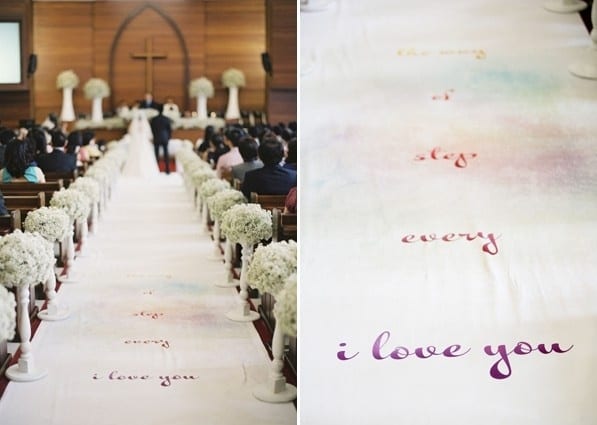 婚禮走道怎么設(shè)計(jì)更浪漫唯美 第6張