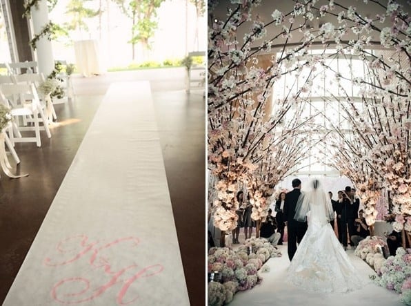 婚禮走道怎么設(shè)計(jì)更浪漫唯美 第7張