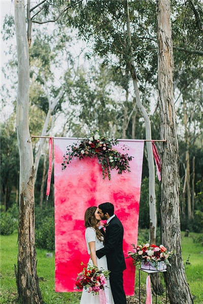 情人節主題婚禮推薦 富有水墨感  第1張