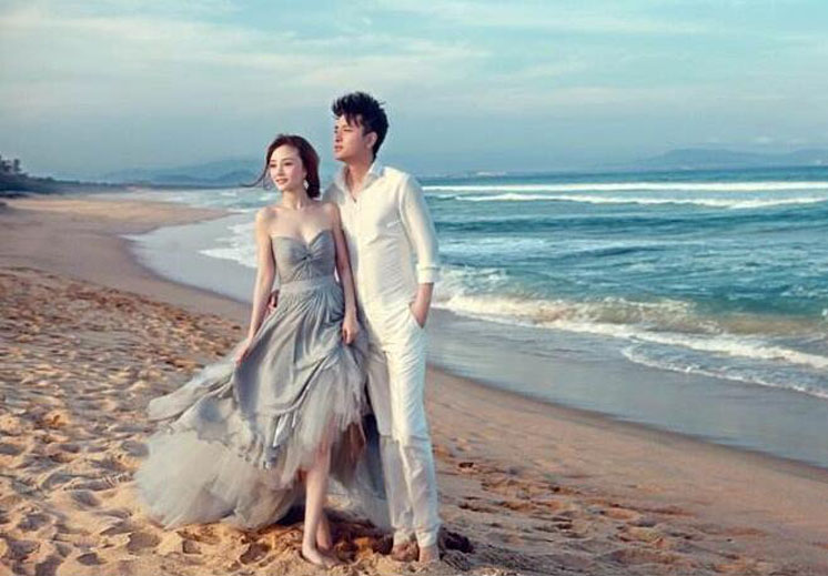李小璐海邊婚紗照，賈乃亮李小璐婚紗照在三亞哪兒拍的？  第3張