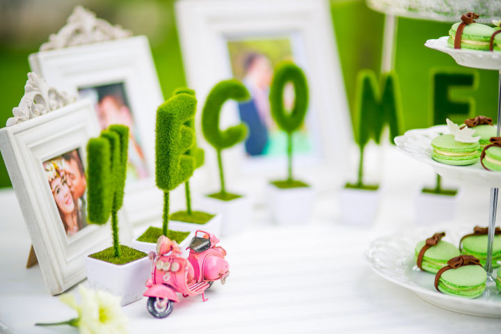 婚紗照在婚禮上有哪些用途？手把手教你用婚紗照布置婚禮  第15張