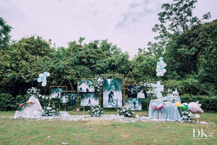 婚紗照在婚禮上有哪些用途？手把手教你用婚紗照布置婚禮  第16張