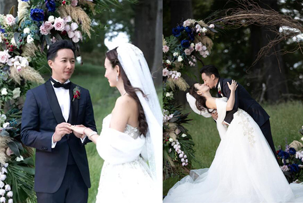 韓庚盧靖姍低調(diào)的新西蘭“森林”婚禮,自然又有趣! 第1張