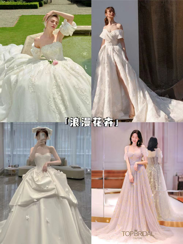 萬千少女的夢中主紗??20款法式婚紗禮服推薦合集 第6張